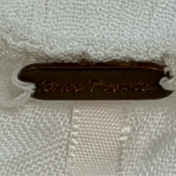 Free People Oxford White Floral Embroidered Bohemian Mini Dress Women’s Size M - Picture 6 of 16